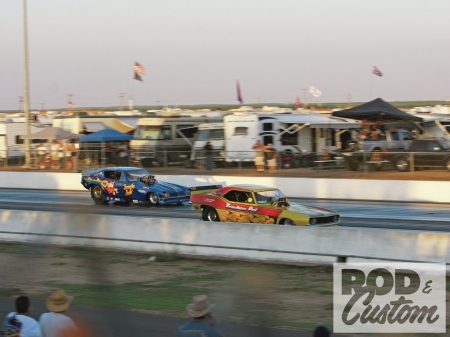 Steven Densham Driving The Teachers Pet AA FC - classic, race, track, funny cars