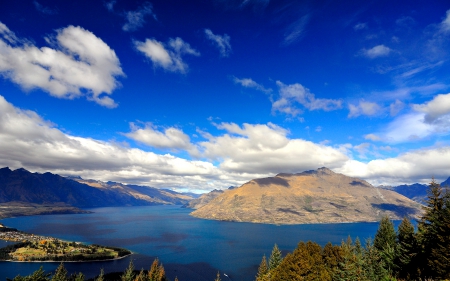 Lake - nature, sky, lake, river