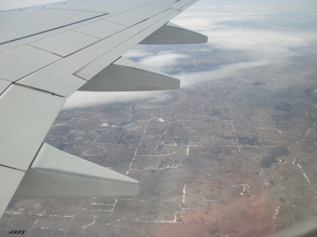 Flying over the world - Airplanes, clouds, grey, photography, Commercial