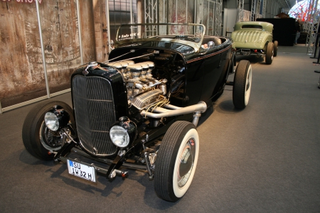 Hot Rod - oldtimer, tuned, wheels, motor