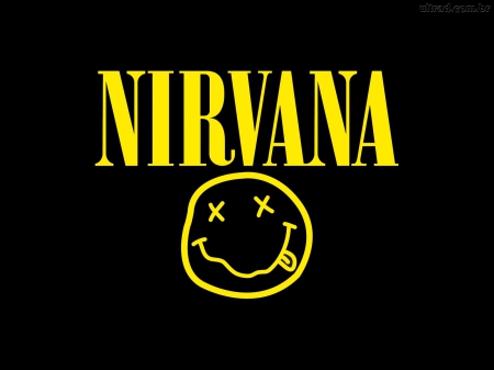 Nirvana - kurtc cobain, nirvana logo, nirvana, smells like teen spirit