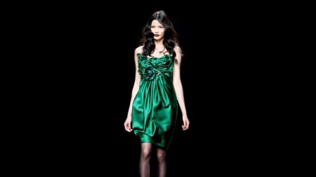 fashion model - style, dark green, model, fashion