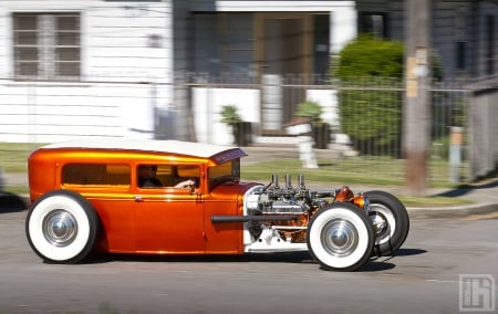 Hot Rod - tuned, wheels, motor, oldie