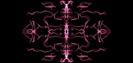 Silk Collection : 2 - Pink Explosion - abstract, black, pink, beautiful