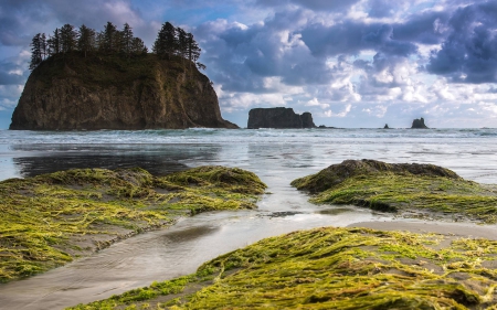 beach - fun, nature, beach, ocean, mountain