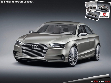 Audi A3 - audi, silver, wheels, concept