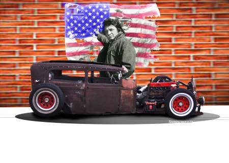 Rat Rod Johnny Cash - cash, johnny, rod, rat