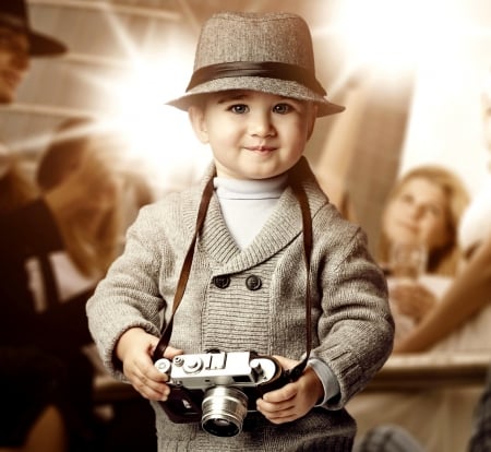 One day he will be........ - camera, boy, image, color, wallpaper, new, expression