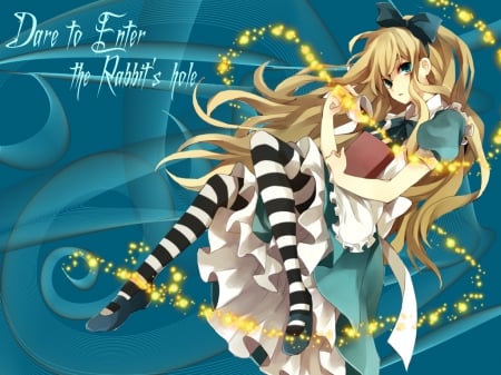 Alice In Wonderland - wonderland, anime, girl, in, alice