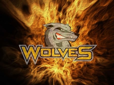 Fire Wolves - wolverhampton wanderers, FC, wwfc, Fire, wolverhampton, Football, england, Soccer, wanderers, Wolves, screensaver, wallpaper