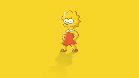 LISA SIMPSON - FUNNY, TV, YELLOW, LISA