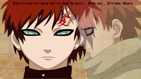 Love Can Heal - advice, love, naruto, anime, gaara