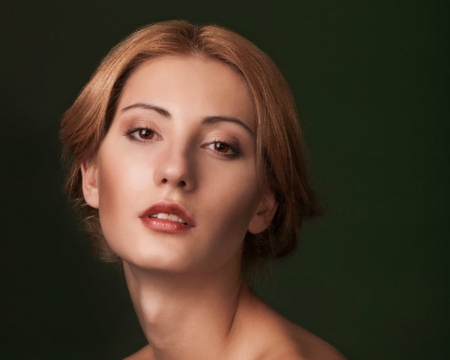 Woman - face, portrait, woman, model