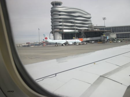 Bon voyage to Ottawa - Airplanes, Airport, photography, wings, Commercial