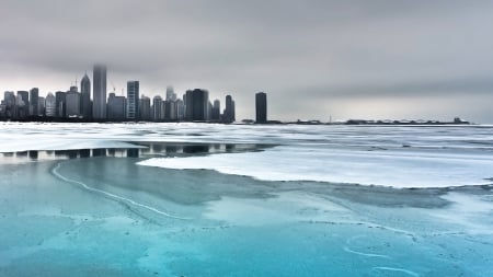 Frozen Chicago - illinois, Frozen Chicago, chicago, windy city