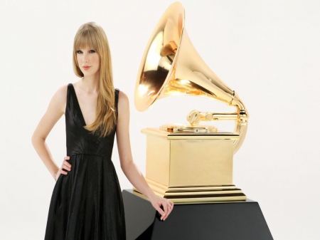 Taylor Swift - old, black dress, music, model