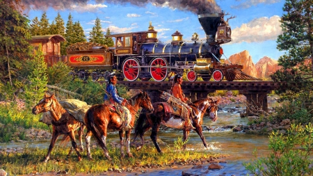 Old West Railroad - American Old West Wallpapers and Images - Desktop ...