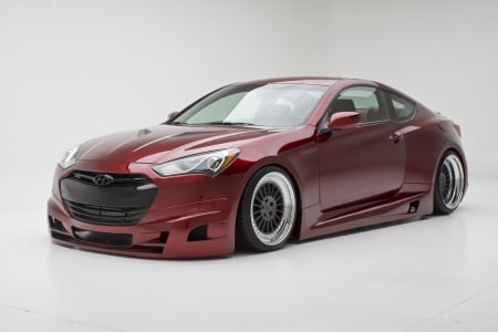 Hyundai Genesis Coupe Turbo - genesis, coupe, hyundai, car, red, tuning, turbo