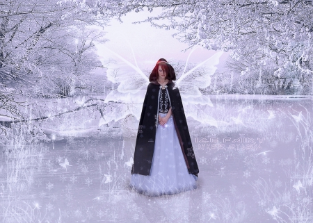 Ice Princess - ice, fantasy, winter, lady, princess