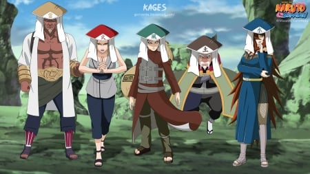 5 kages - anime, tokyo, art, japan