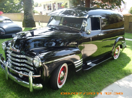 CLASSIC CHEVY PANEL TRUCK - classic, chevrolet, chevy, truck