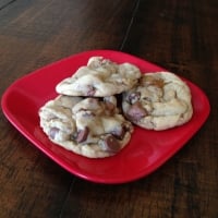 chocolate chip & twix cookies