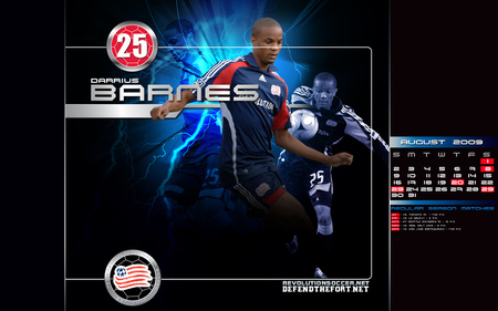 Darrius Barnes - new england, soccer, revolution, mls