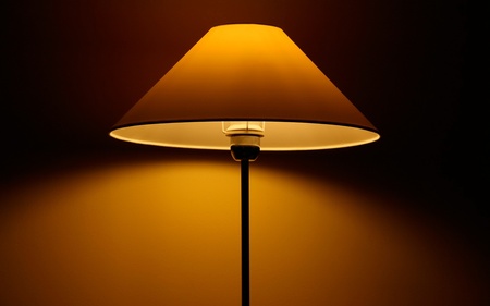 Lets Shed a little Light on the Subject - shade, poll, bright, abstract, dark, light, design, lamp