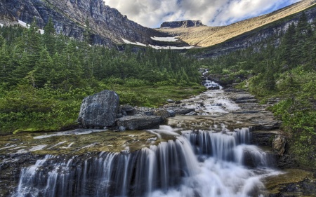 Stream let - nature, waterfalls