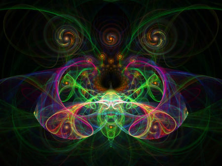 The cosmic path - fractal, abstract