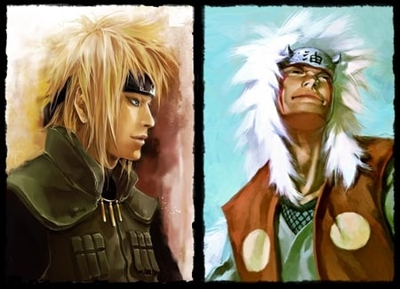 my favorite ninjas - yondaime minato, jiraiya, naruto, hokage, anime