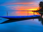 RESTING BOAT at DUSK