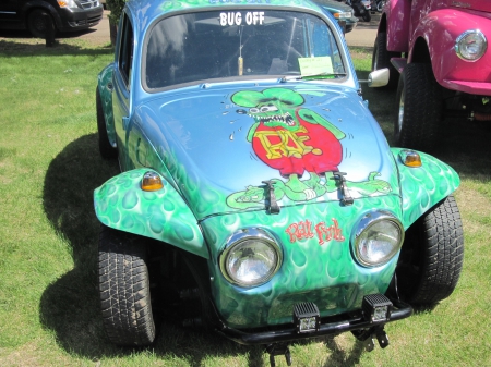 1967 Baja Volkswagen - black, tires, headlights, blue, photography, Volkswagen