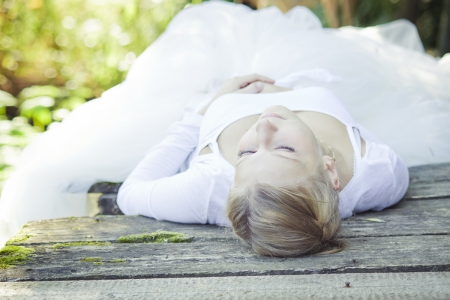 Dreaming Bride - dreaming, wedding, soft, model, bride