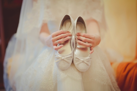 Julia Morning - bride, morning, abstract, shoes