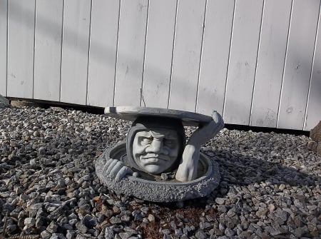 Boothbay Harbor, Maine (5) - lawn ornament, Boothbay Harbor, fence, Maine