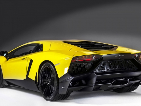 yellow lambo - supercar, yellow, wheel, lambo