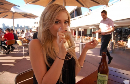 Abigail Halliday drink a crused apple cider - drink, halliday, cider, crused, apple, abigail