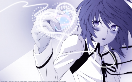 Your Heart - boy, anime, heart, blue