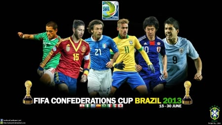 FIFA Confederations Cup Brazil 2013 - world cup 2014, italia, luis suarez, nike, FIFA Confederations Cup Brazil 2013, sergio ramos, Brazil wallpaper, football, japan, spain, neymar, spain wallpaper, mexico, pirlo, neymar wallpaper