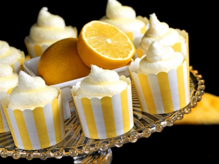 Sweets desserts - citrus, cream, desserts, food, sweets