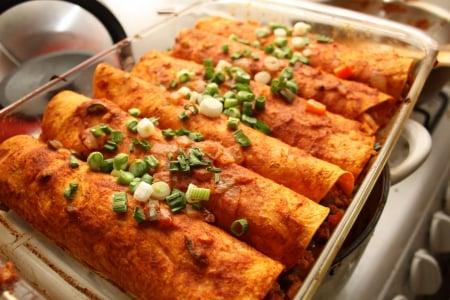 Enchiladas - mexican, food, enchiladas, dish