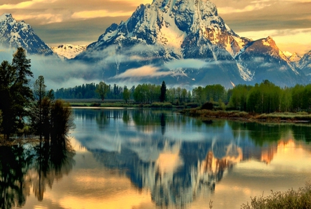 Beautiful Mountain Lake - Mountain, Water, Lake, beautiful