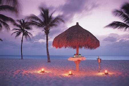 Table for Two - nature, beach, sea, table for two