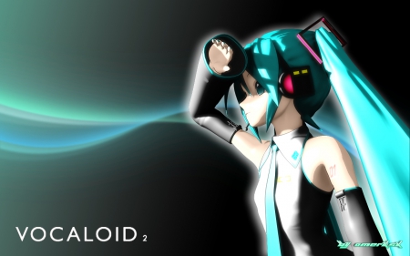 Vocaloid 2 - hatsune miku, vocaloid 2, vocaloid, project diva