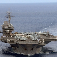 US Navy Aircraft Carrier