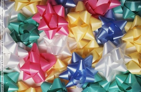 beautfuL BOWS - collage, BEAUTIFUL, BOWS, COLORFUL