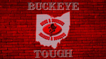 BUCKEYE TOUGH, ONCE A BUCKEYE, ALWAYS A BUCKEYE - ohio, football, state, buckeyes