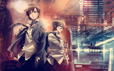 Storm Losses - storm losses, handsome, 2 boys, japan, cool, city, anime, tokyo