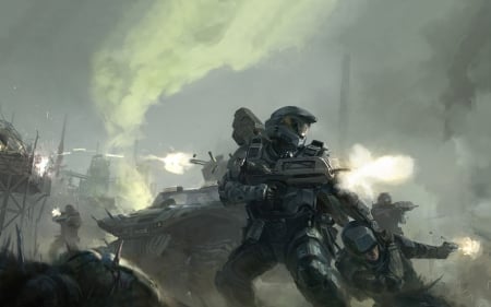 The legend of noble six - soldiers, spartan, Noble six, halo, war